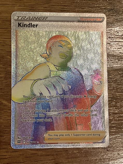 Kindler rainbow rare  100% Genuine and Authentic Pokemon Card